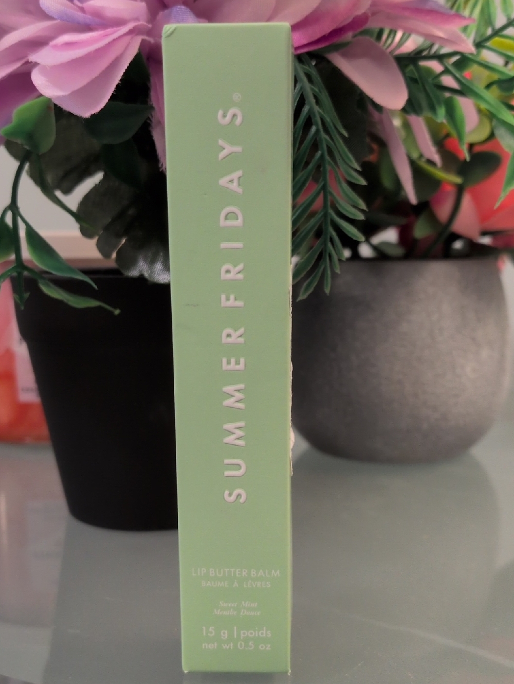 Summer Fridays Lip Butter Balm in Mint Green Box